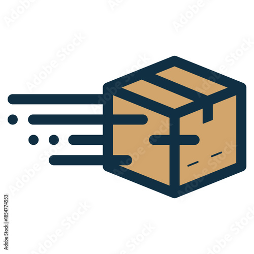 fast delivery shipping package icon