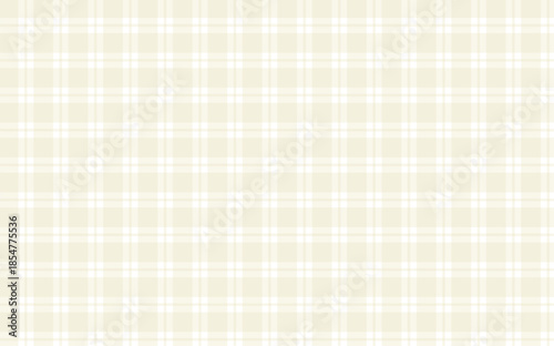 Beige white checkered gingham pattern for textile fabric design
