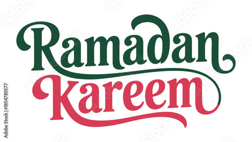 Ramadan Kareem: A festive and welcoming illustration of Ramadan Kareem in elegant calligraphy.