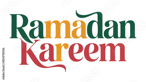 Ramadan Kareem: A festive and vibrant graphic design presents the warm wishes Ramadan Kareem during this holy month, with the text rendered in eye-catching typography.