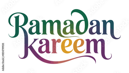 Ramadan Kareem: A vibrant and elegant calligraphic design, featuring the words Ramadan Kareem, evoking a sense of joy and reflection for the holy month.
