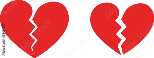 A visual representation of a broken heart symbolizing loss and heartache