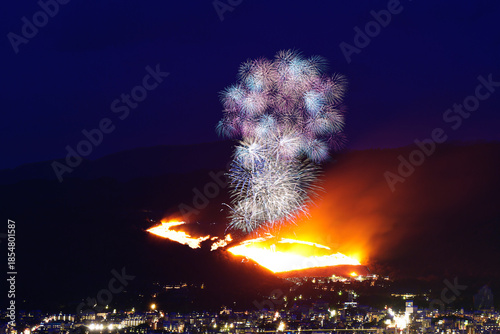 奈良若草山焼き