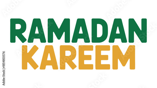 Ramadan Kareem: A festive and vibrant graphic design to celebrate the holy month of Ramadan, conveying messages of joy, peace, and spirituality