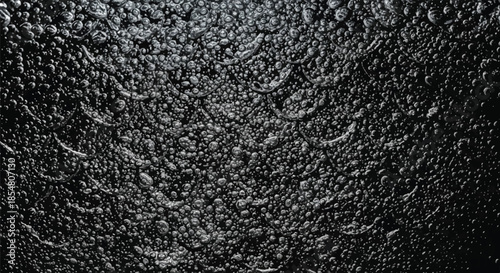 Dark Black Charcoal Texture Surface with Rough Porous Stone and Asphalt Background