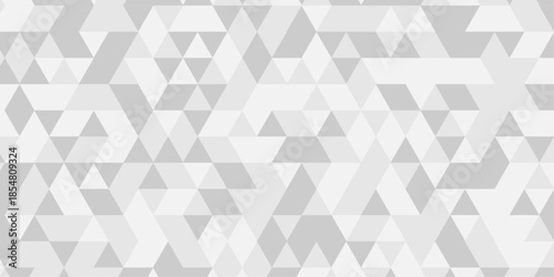 Abstract geometric wall tile and metal cube background triangle wallpaper. Seamless geometric pattern low polygon backdrop background. Gray diamond overlap polygonal background.