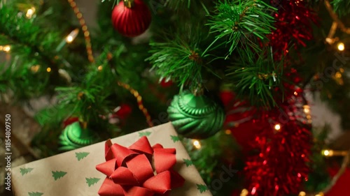 christmas tree and gifts