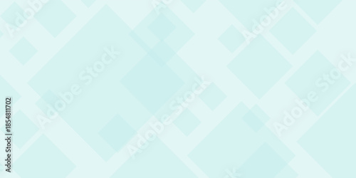 Green background with transparent squares, rhombuses, Wallpaper, simple background for covers, web pages and conferences, business cards. Vector illustration