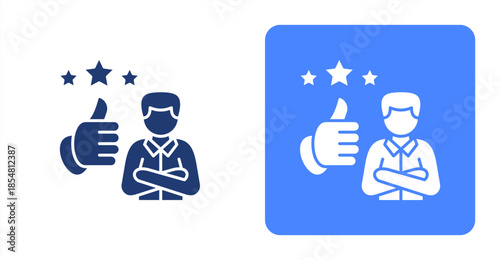 Incentive Glyph Color , Two-tone color and contrasting background icon illustration