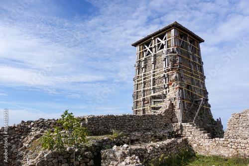 Kruja Castle in Albania. A timeless stone fortress overlooking the hills, where history, culture, and stunning views come together.