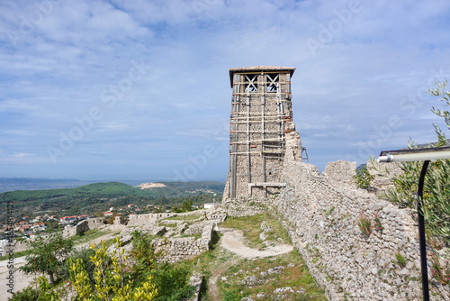 Kruja Castle in Albania. A timeless stone fortress overlooking the hills, where history, culture, and stunning views come together.