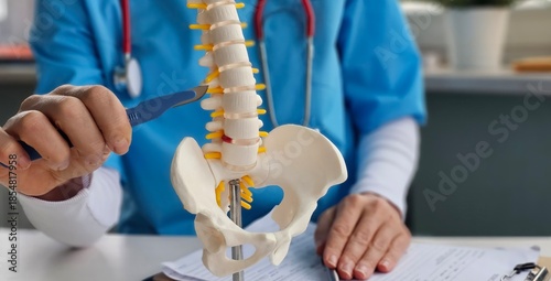 Foto Neurosurgery and operations on the spinal cord and spine