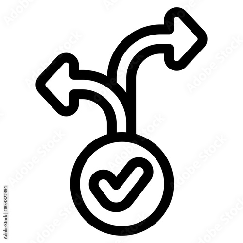 guidance direction arrow icon