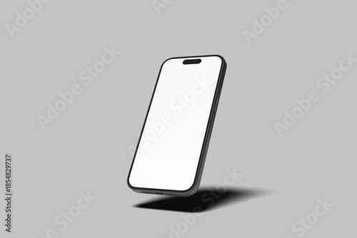 Realistic blank phone pro max illustration for mockup