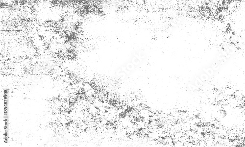 Distressed Concrete Grunge Overlay Textures On Clean Isolated Background, Artistic Vintage Scratched Grunge Overlay For Background And Copyspace