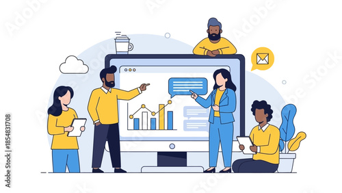 Construction worker cartoon with tools and hammer building vector icon set