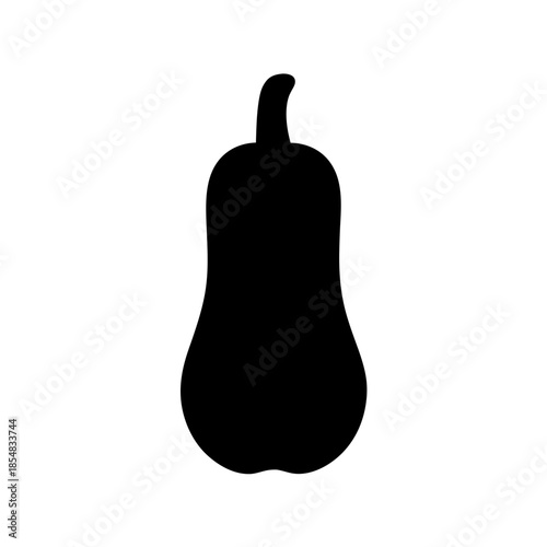Silhouette of a gourd