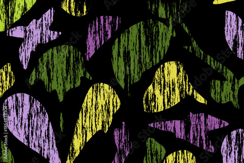 Abstract pattern. Illustration for printing on wall decorations. For use in graphics.