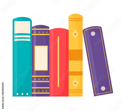 colorful books