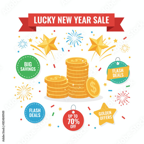 lucky new year sale 