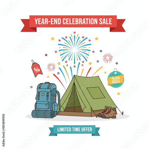 year end celebration sale for outdoor clothing
