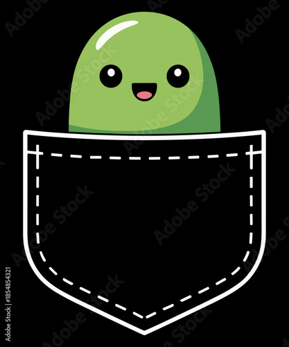 Pocket Pickle Funny Vegetable Cucumber Vegan