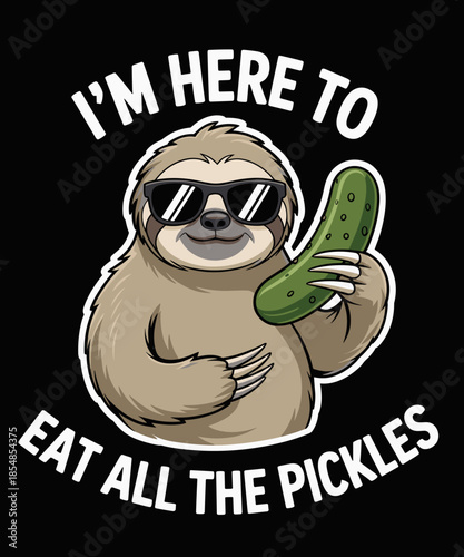 Eat all the pickles cucumber lovers funny cucumber