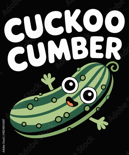 Cuckoo-cumber Funny Cucumber Pun