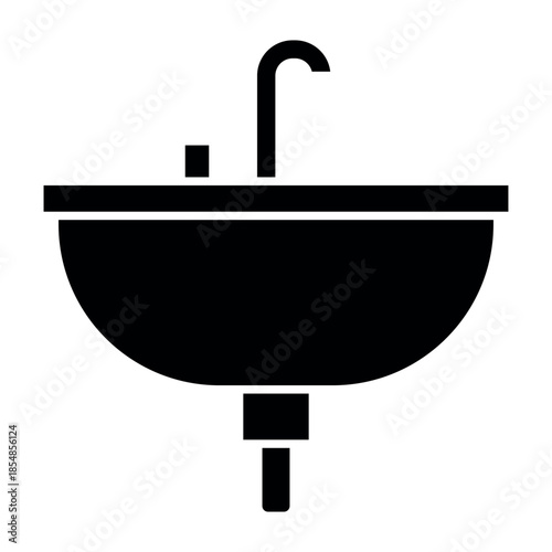 Sink Icon Vector Design Template Simple and Modern