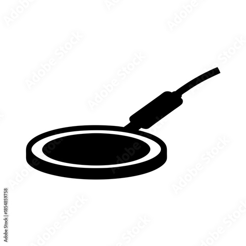 Find wireless charging pad station vector image for smartphone and mobile devices technology solution