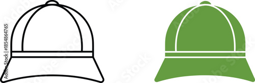 Green and White Construction Helmet with Stripe green helmet