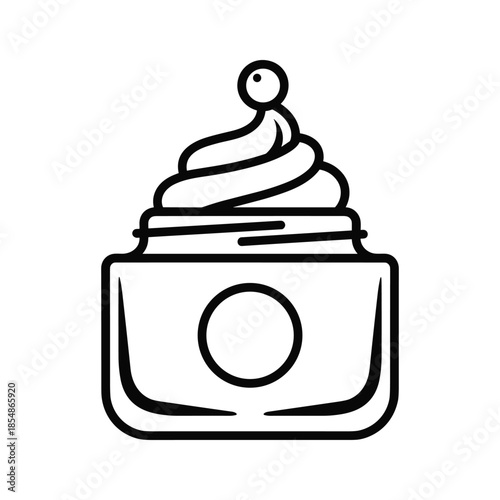 Moisturizing cream in a jar