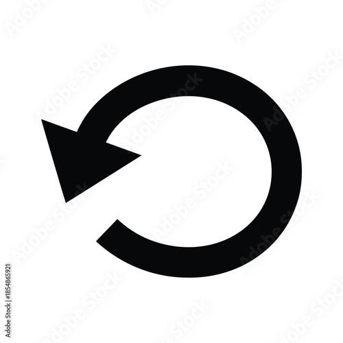 Circular arrow symbol indicating rotation or refresh