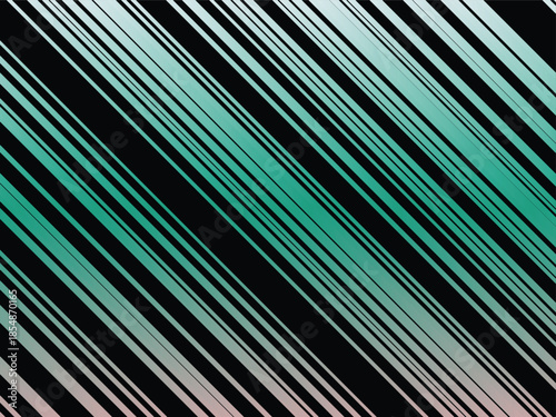 Diagonal Gradient Stripes on Black Background abstract