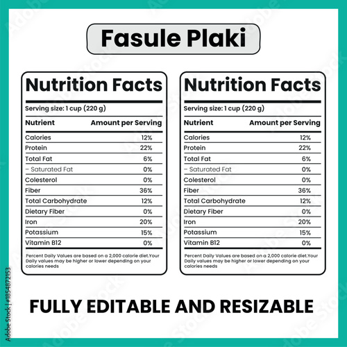 Fasule Plaki Illustration – Traditional Albanian Baked Beans Dish