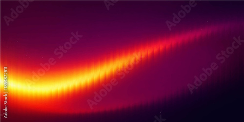 A vibrant abstract purple and blue vector illustration features glowing light rays and digital wave motion across a dark black space to create a textured energy backdrop wallpaper design