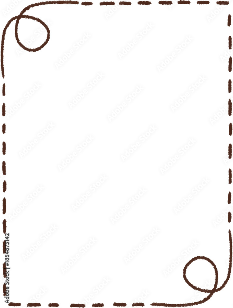 Naklejka premium Simple frame illustration