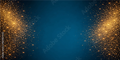 An abstract blue halftone background featuring magic winter stars and snowflake textures creates a festive holiday wallpaper design with light dust and space rain patterns