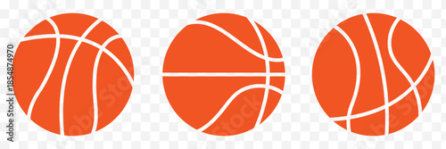 basketball sport equipment solid icon . Basketball logo vector icon . eps 10. Orange color basketball symbols.