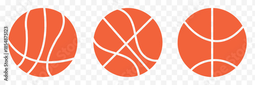 basketball sport equipment solid icon . Basketball logo vector icon . eps 10. Orange color basketball symbols.