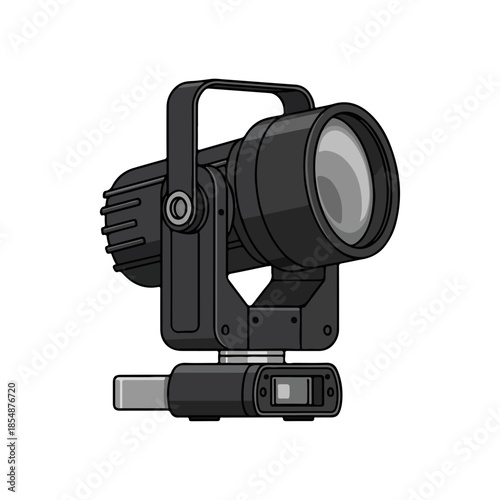 Vector of Stage Strobe Light