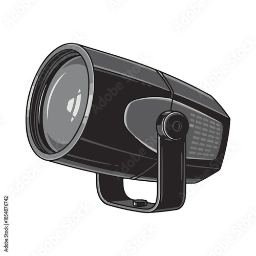 Vector of Stage Strobe Light