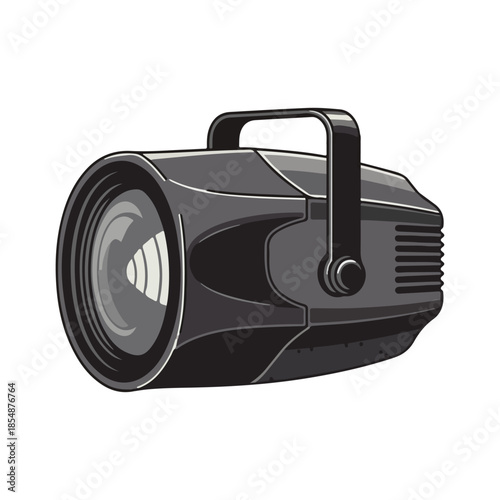 Vector of Stage Strobe Light