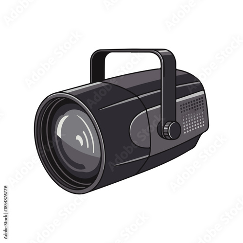Vector of Stage Strobe Light
