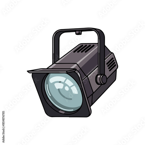 Vector of Stage Strobe Light