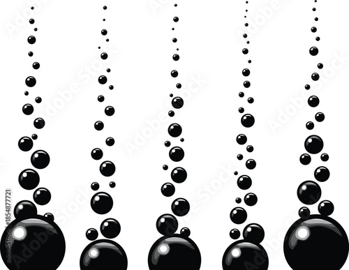 Set of Bare Tree Branches and Twigs Silhouettes Hand Drawn Black Vector Graphic Elements for Nature, Winter, and Halloween Decoration Design.