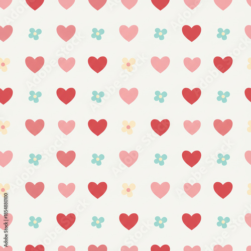 seamless pattern with hearts