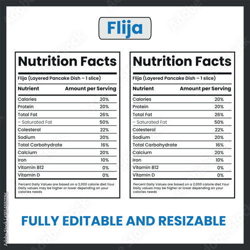 Flija Illustration – Traditional Albanian Layered Pancake Dish