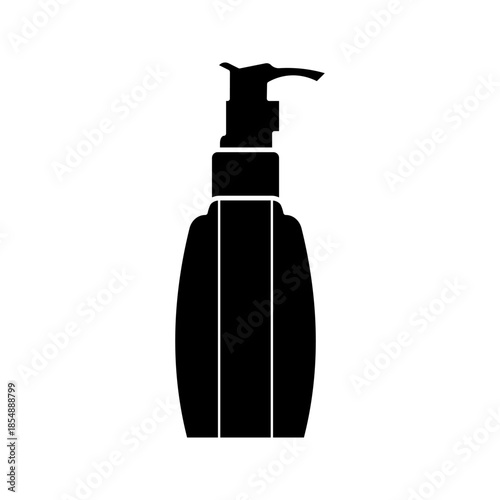 icon design of hair oil bottle or other vector
