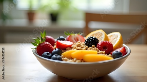 Healthy breakfast bowl